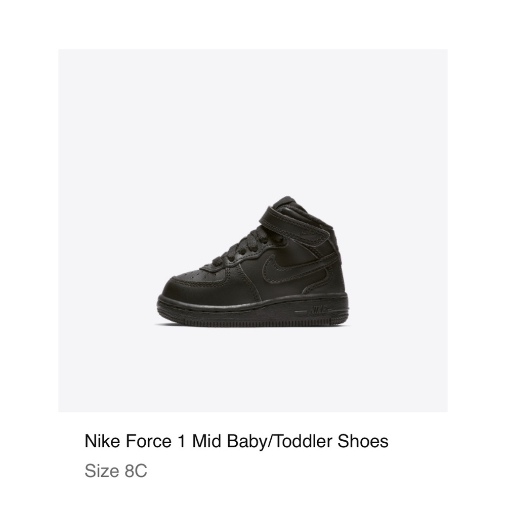 Toddler Nike Air Force 1 Mid Casual Shoes, Size 8c